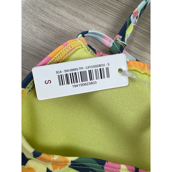 Adore Me Tatiana Floral Blue Swimwear Bra – Size S, NWT - Picture 3 of 3